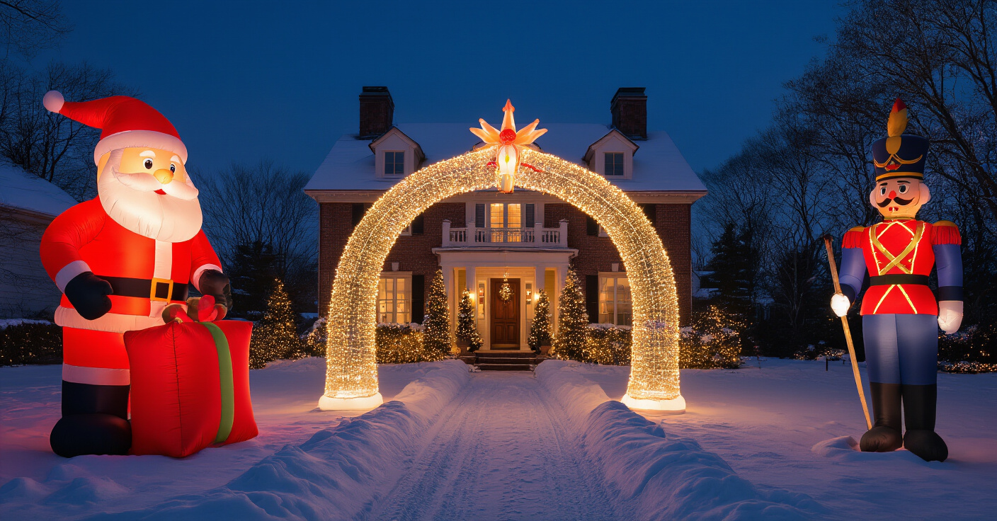 Inflatable Santa Christmas Decoration