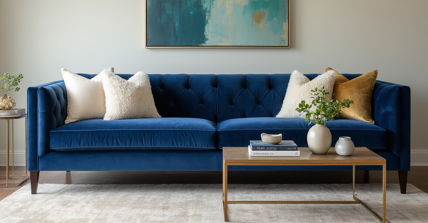 How to Make Your Blue Couch the Star: A Designer's Guide to Living Room Harmony