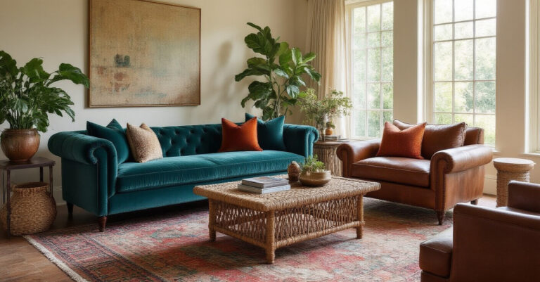 Living Room Inspo: 22 Textures, Colors, and Styles