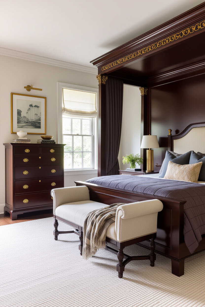 Master Bedrooms Decor: Rich and Luxurious Dark Touches