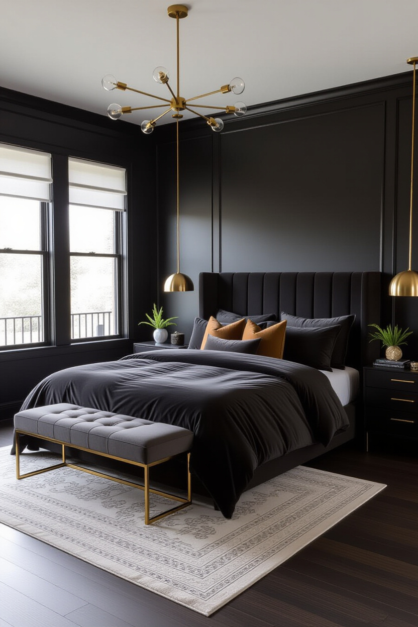 Mastering Dark Bedroom Design Ideas for Luxury