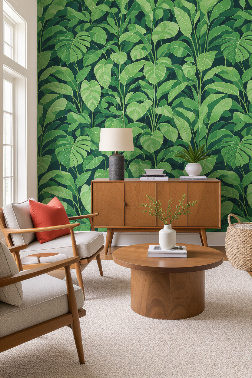 Maximizing Cosy Living Room Decor with Wallpaper