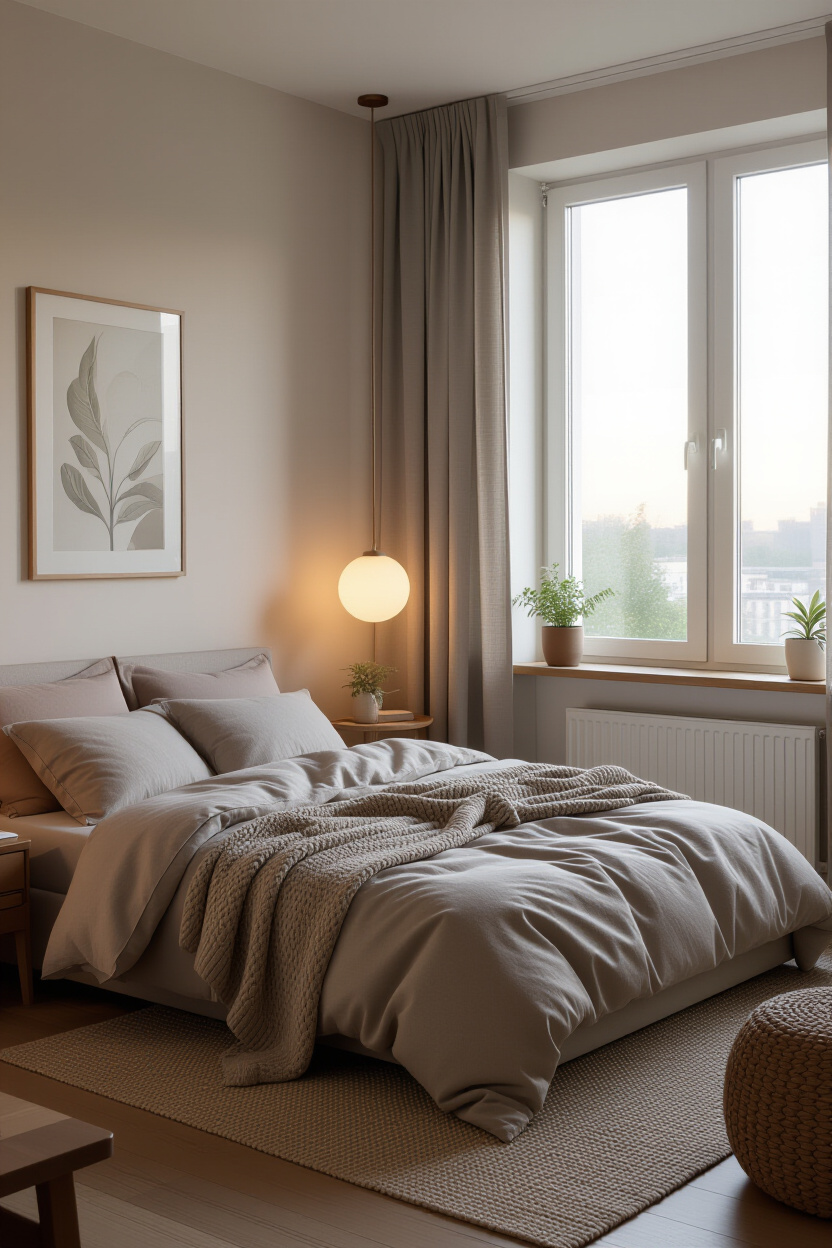 Minimalist Bedroom Cozy Small Spaces: Comfort Redefined