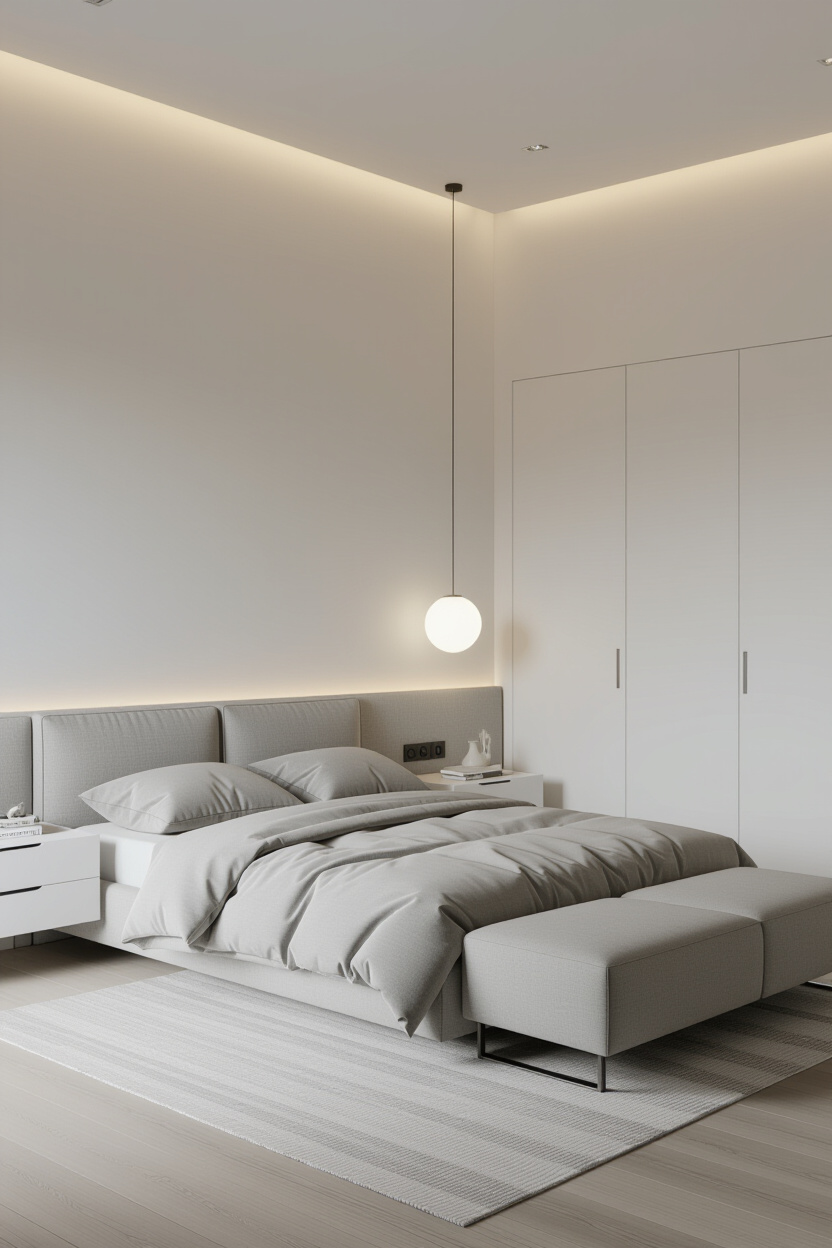 Modern Minimal Bedroom Design: Clean Lines and Serenity