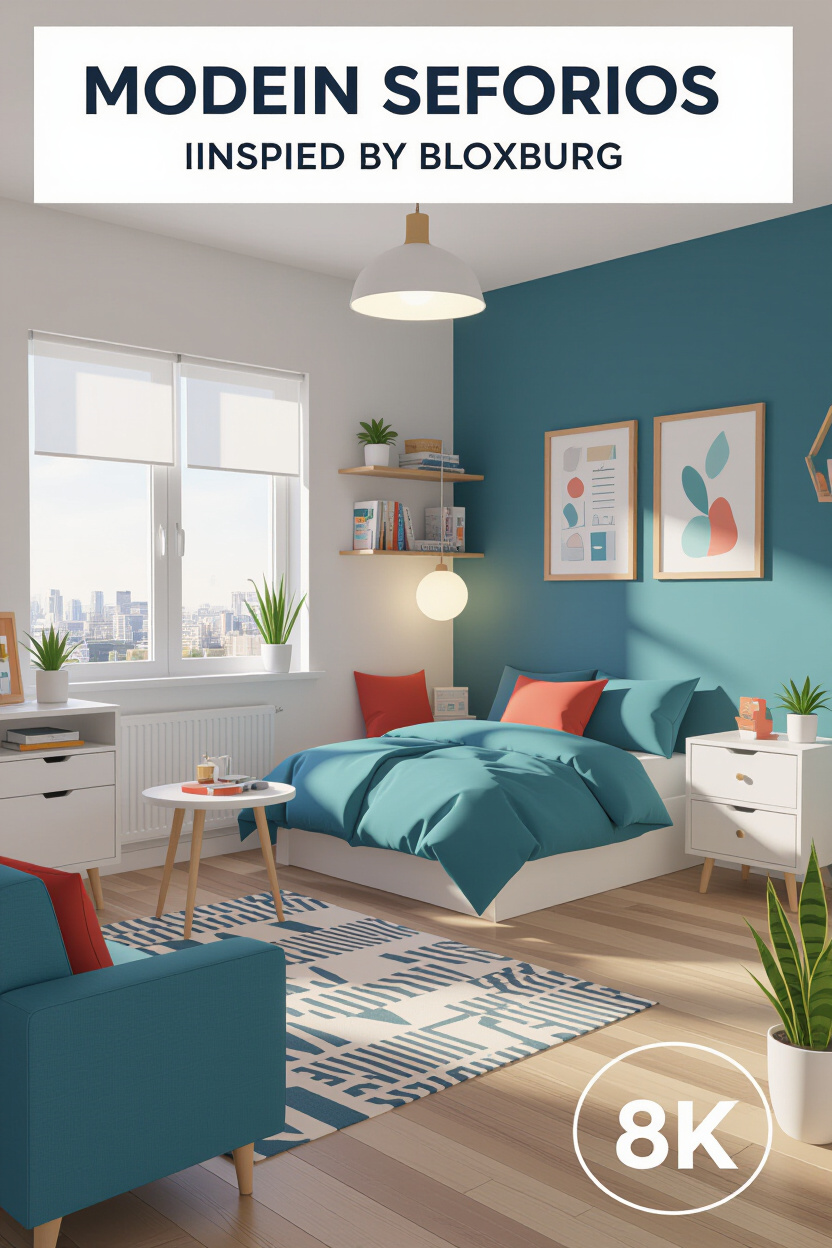 Modern Small Bedroom Bloxburg: Inspiration for Gamers