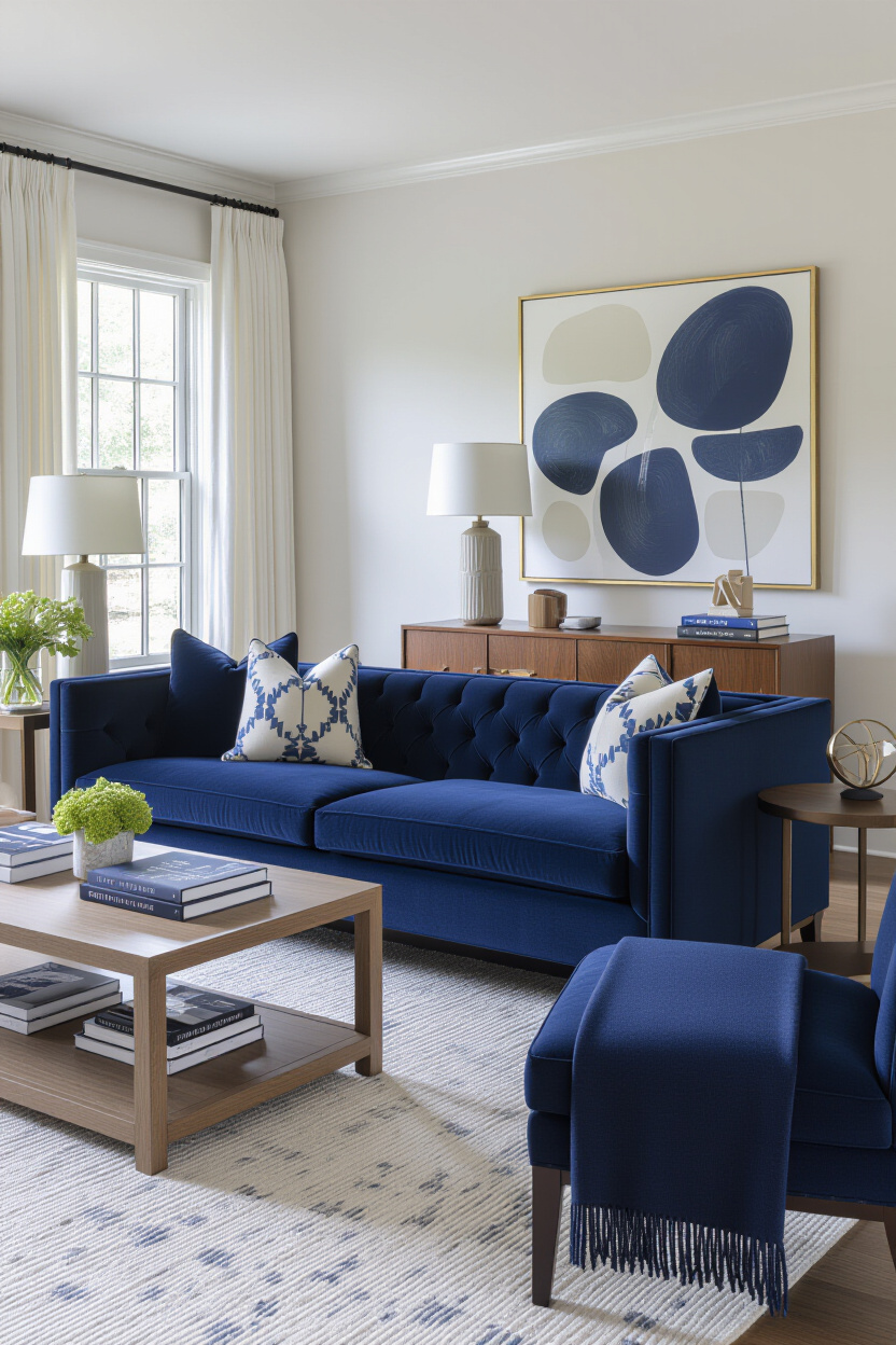 Navy Blue Couch: Your Stylish Living Space
