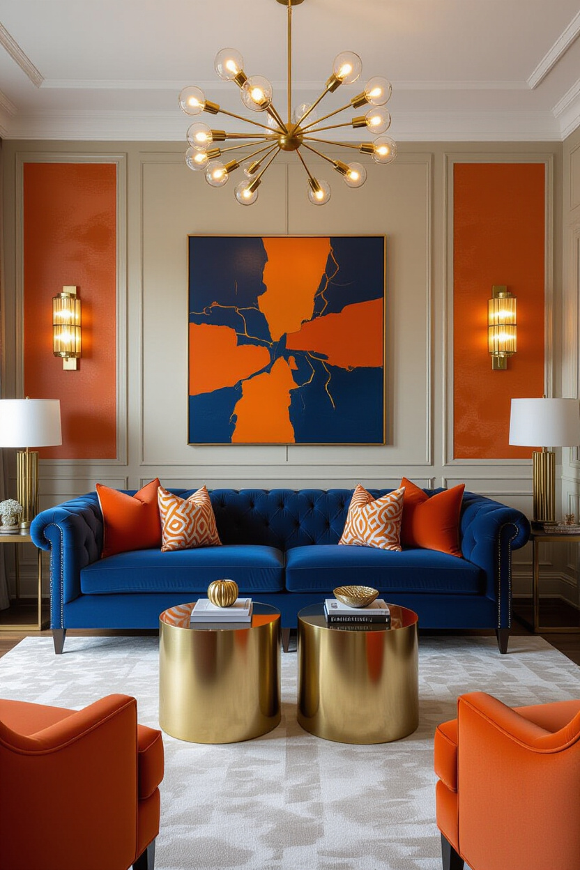 Royal Blue Couch: Living Room Ideas Decor