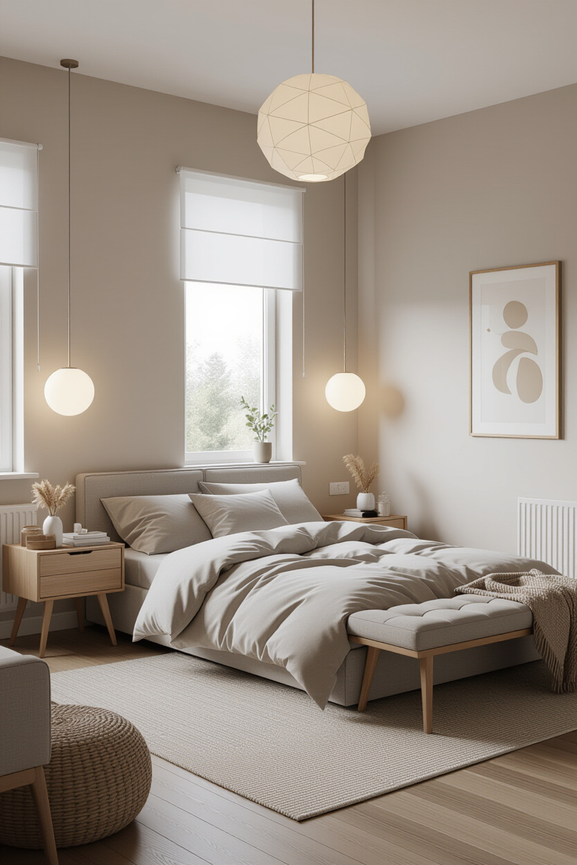 Small Modern Bedroom Designs for Couples: Blending Styles