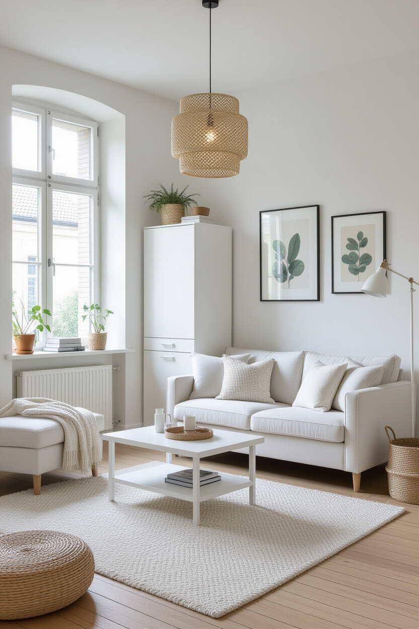 Small White Living Room Ideas for Maximizing Space