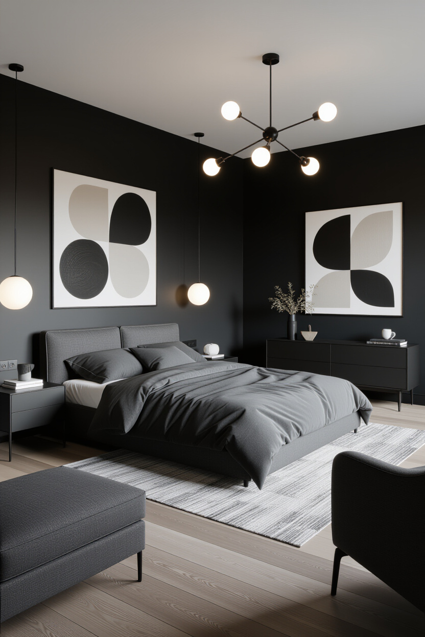 Transform Your Space with Dark Modern Bedroom Decor