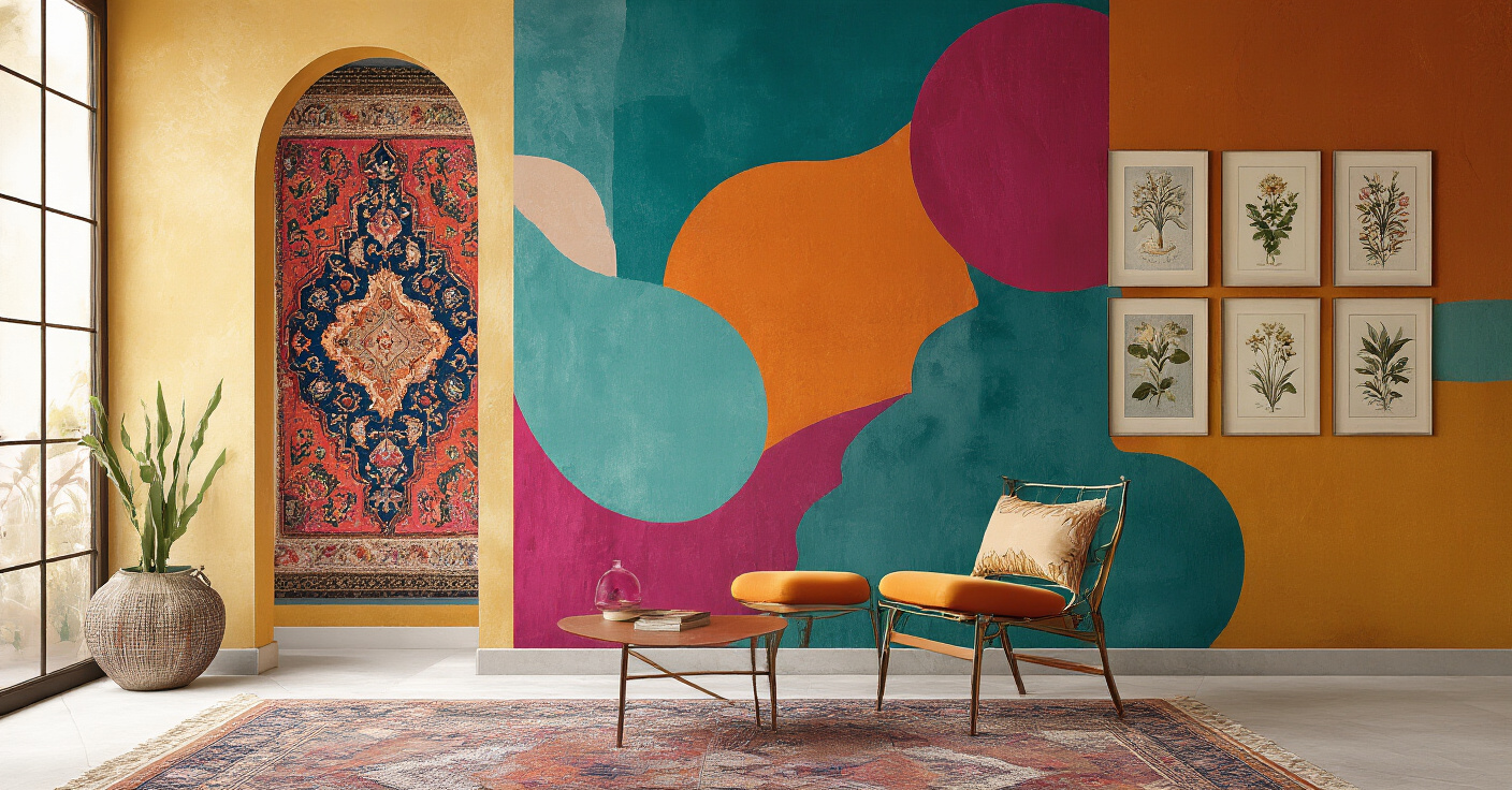 Wall Design Ideas: 25 Vibrant Color Style Palettes