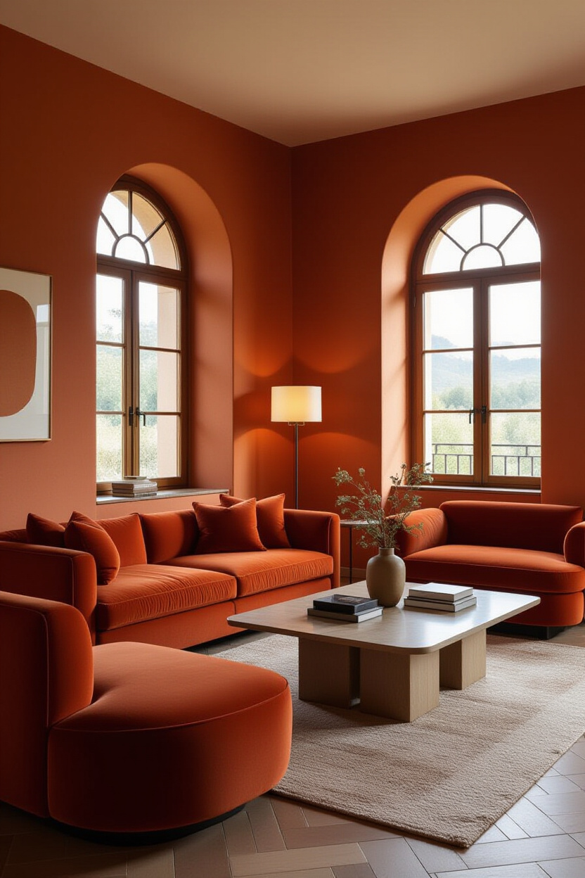 Warm Colour Palettes for a Cosy Living Room