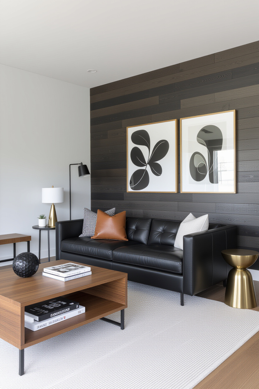 Your Couch: Black Leather Styling