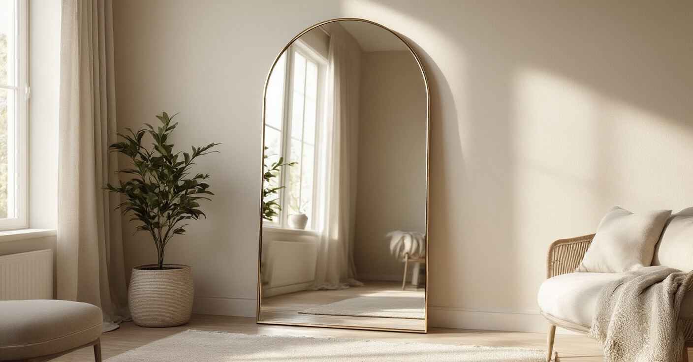 Modern Arched Mirror