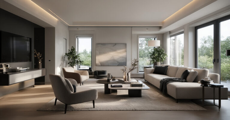 Modern Living Room Accent Walls