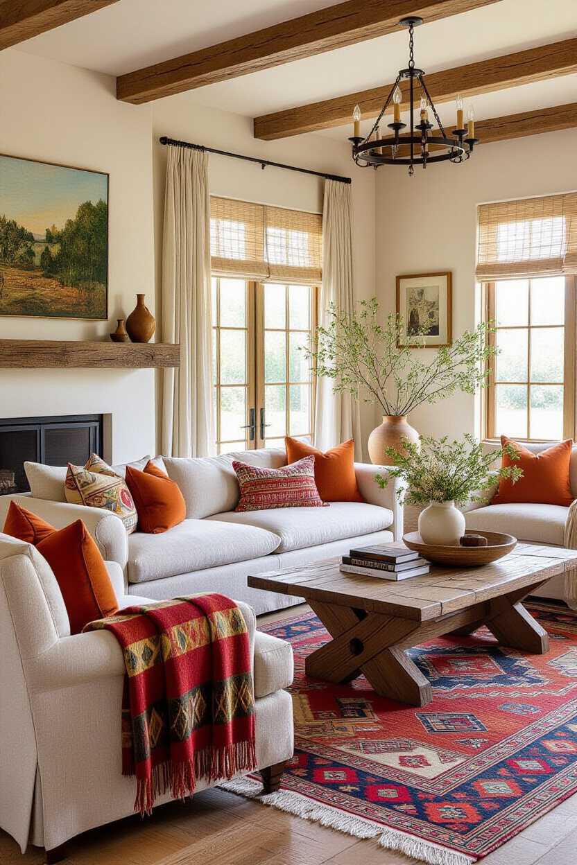 Boho Farmhouse Decor: A Vibrant, Eclectic Mix
