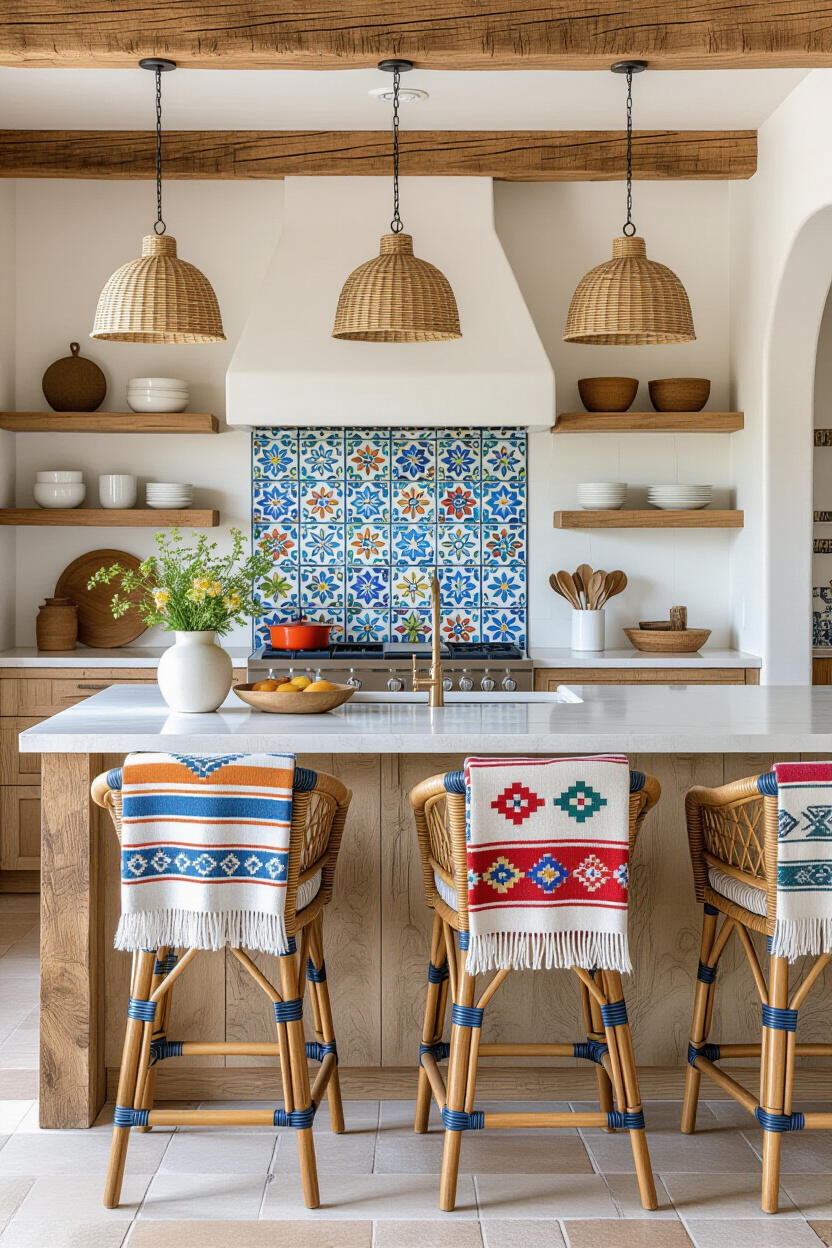 Bold Mexican Beach House Decor for an Eclectic Interior Space