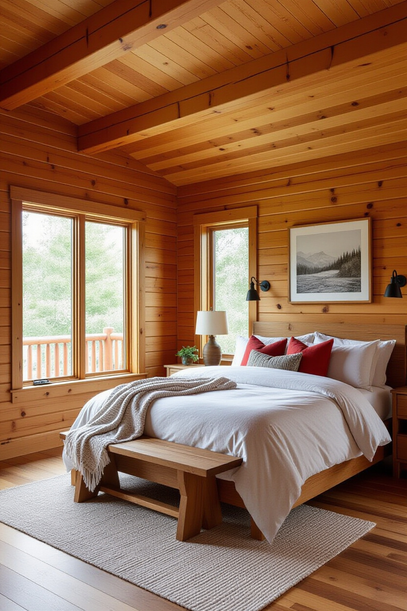 Cedar Log Home Interior: The Warmth and Beauty of Natural Wood