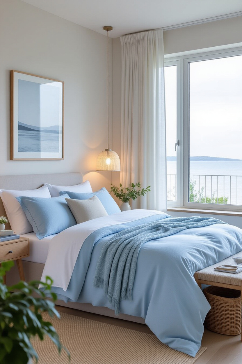 Coastal Bedroom Design: Soft Hues for Tranquil Retreats