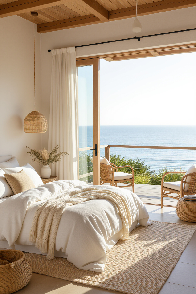 Coastal Boho Interior Bedroom: A Beachy Retreat