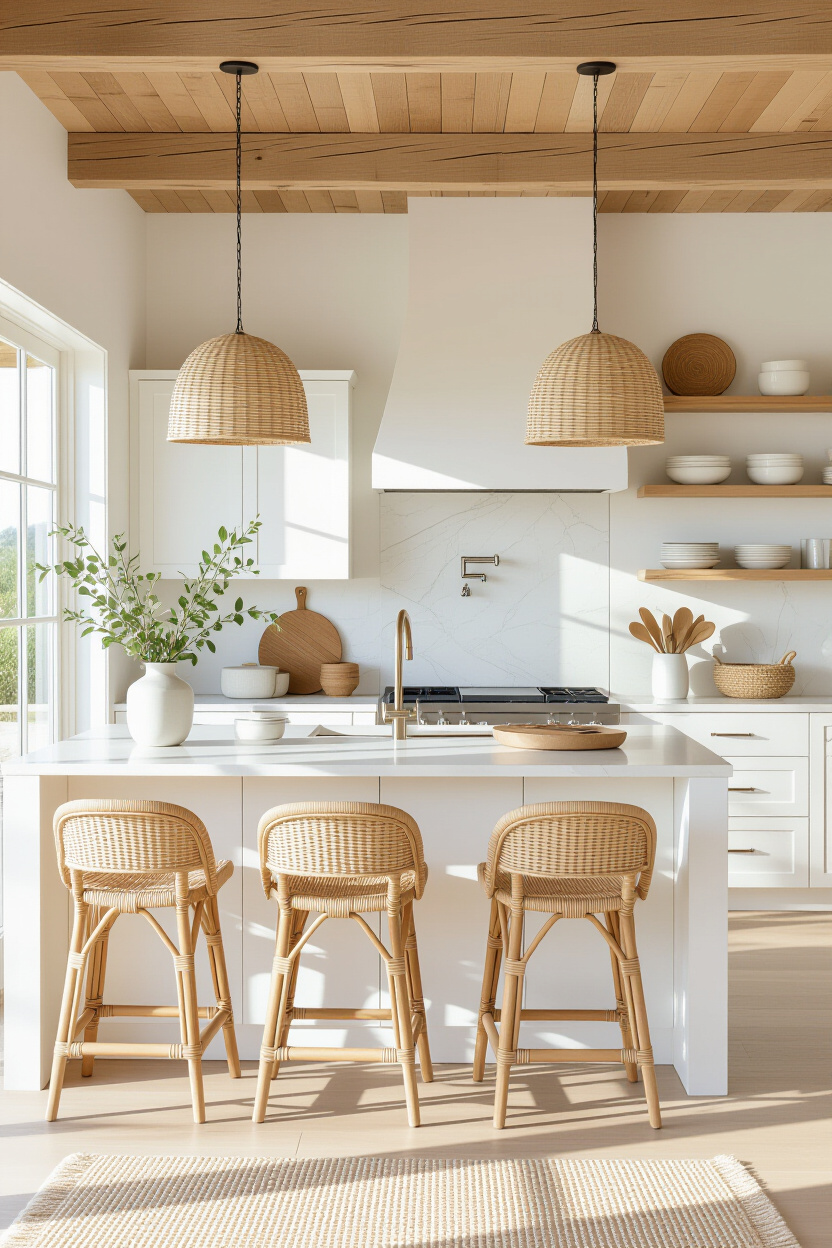 Coastal Boho Kitchen: Fresh and Inviting