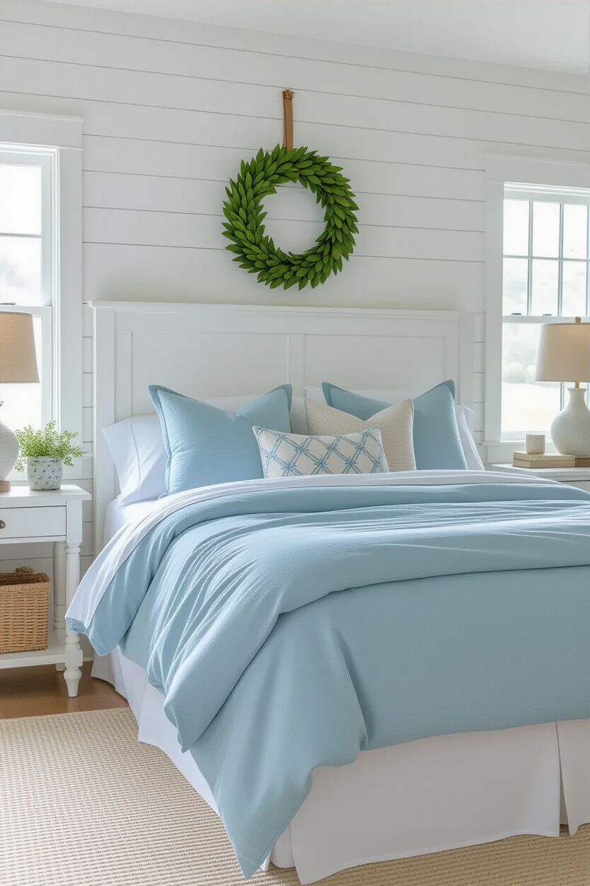 Coastal Farmhouse Decor Bedroom: Sleep by the Sea