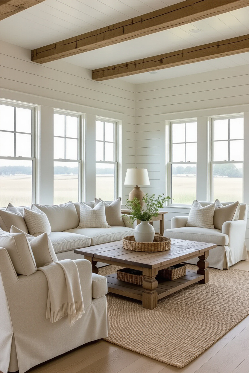 Coastal Farmhouse Style: Rustic Charm Meets Seaside Appeal