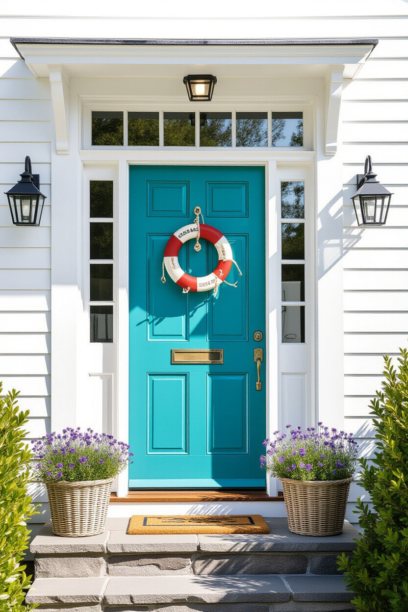 Coastal Front Door: Welcoming Guests with Seaside Style