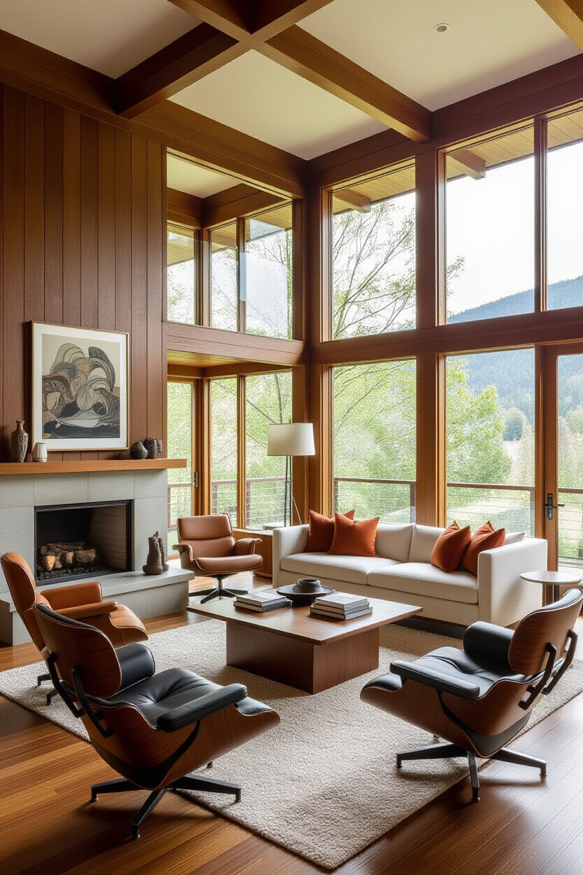 Contemporary Mid Century Modern Interior Design