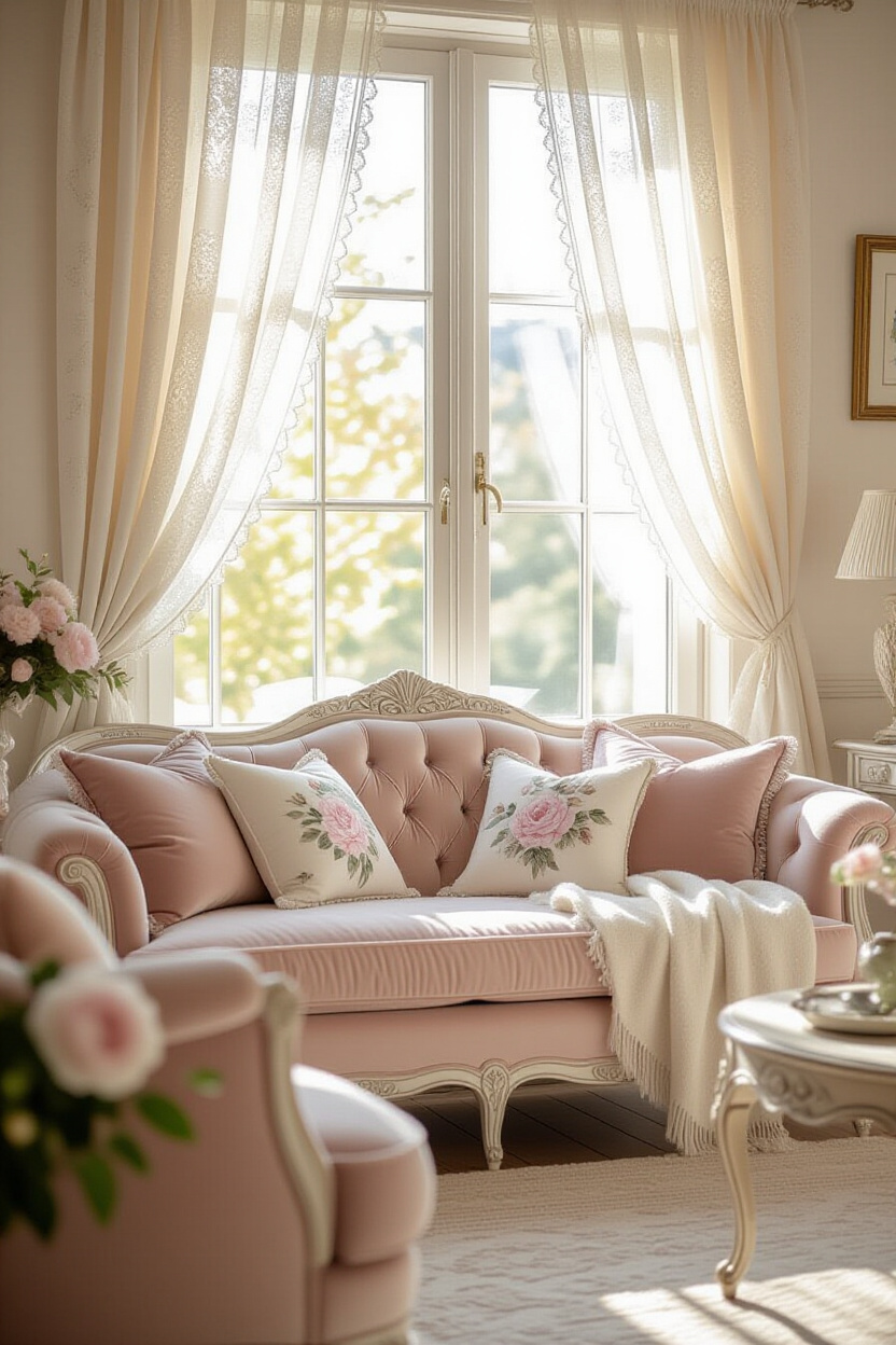 Creating a Romantic Shabby Chic Living Room Aesthetic
