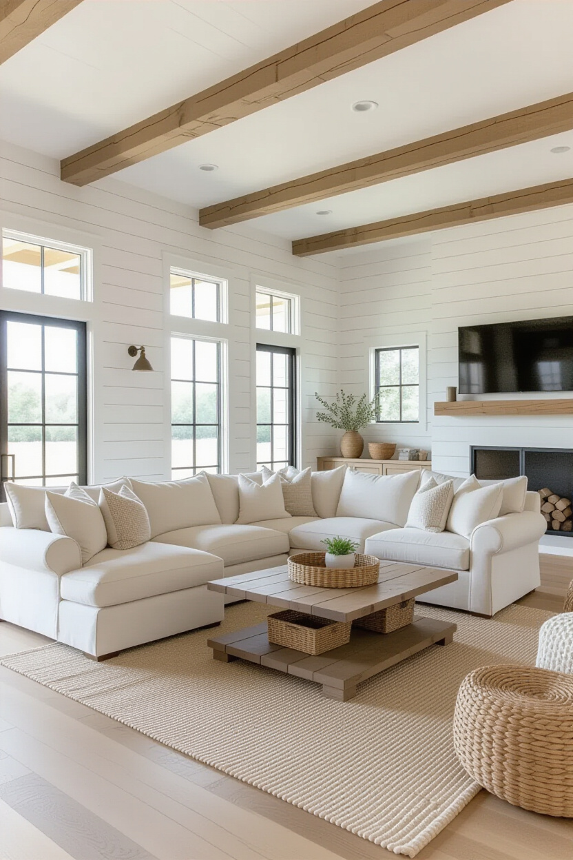 Creating a Welcoming Vibe with Country Farmhouse Decor in Your Living Room
