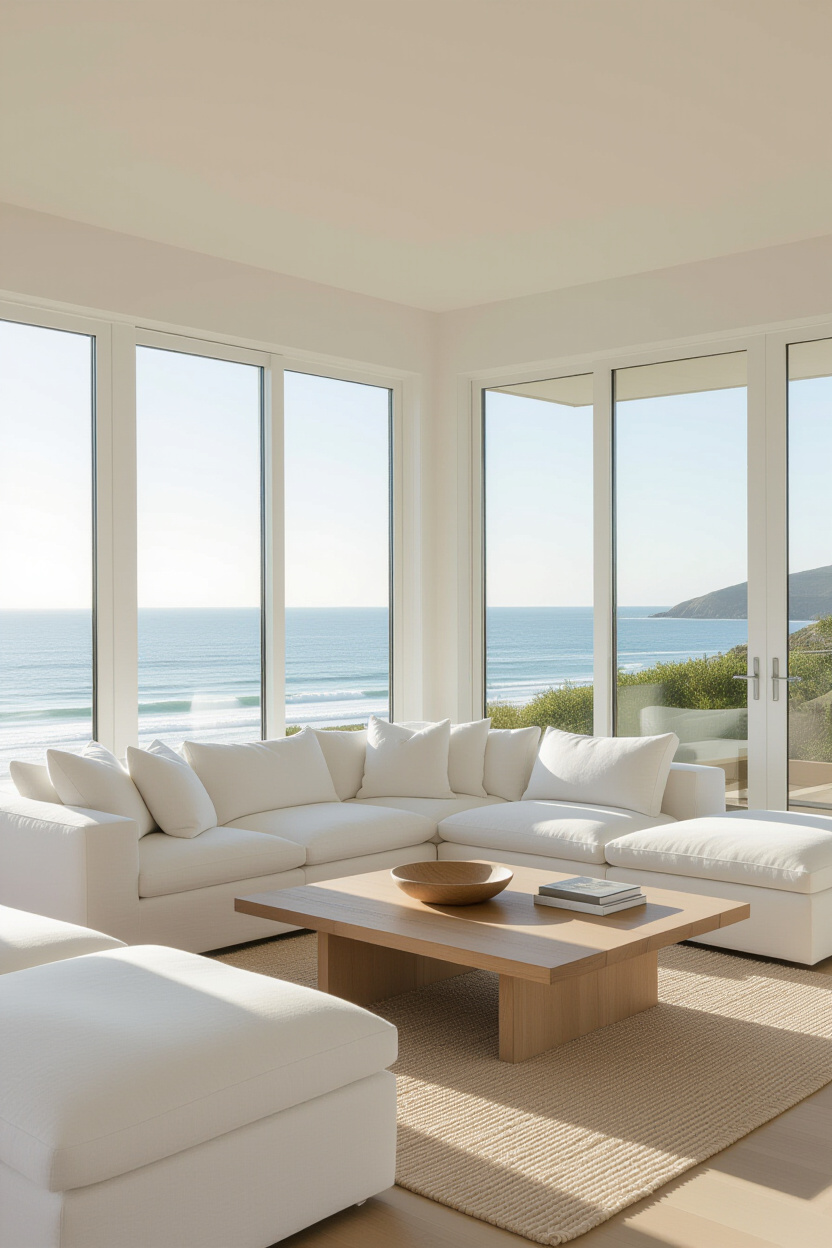 Curating a Modern Beach House Decor Coastal Style Living Room
