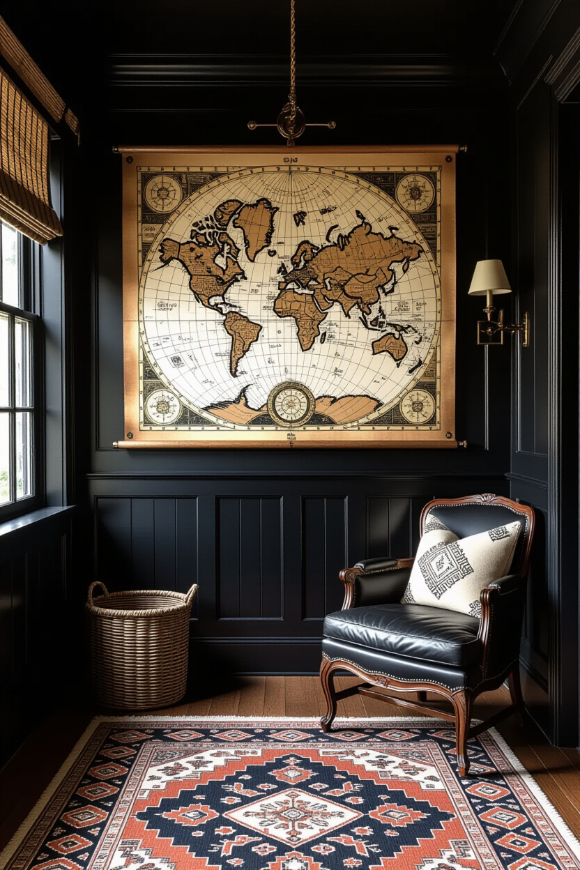 Dark Nautical Decor: A Moody and Mysterious Vibe