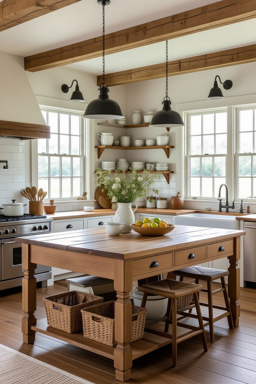 Essential Country Farmhouse Decor for a Heartwarming Kitchen