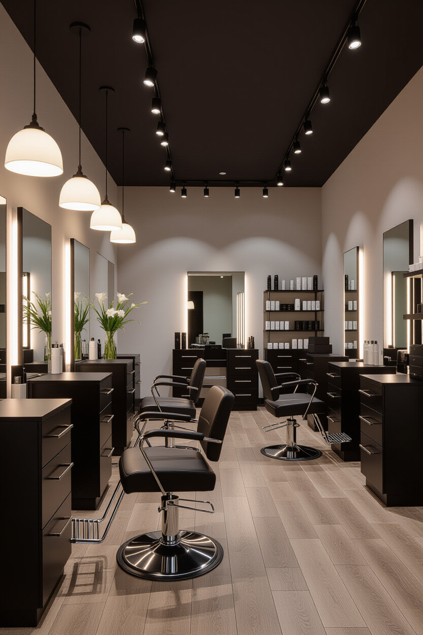 Hair Studio Decor Small Spaces: Salon Efficiency