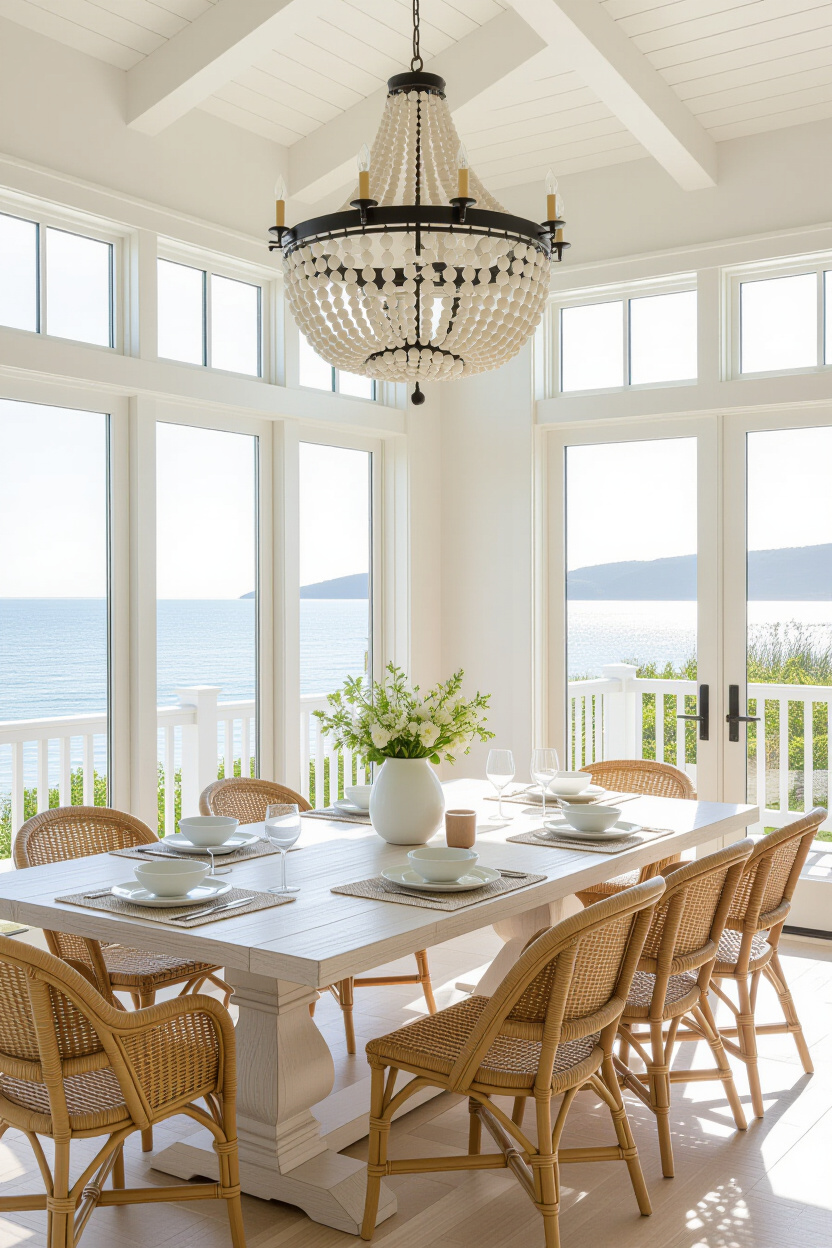 Inviting Beach House Dining Room Coastal Style for Entertaining