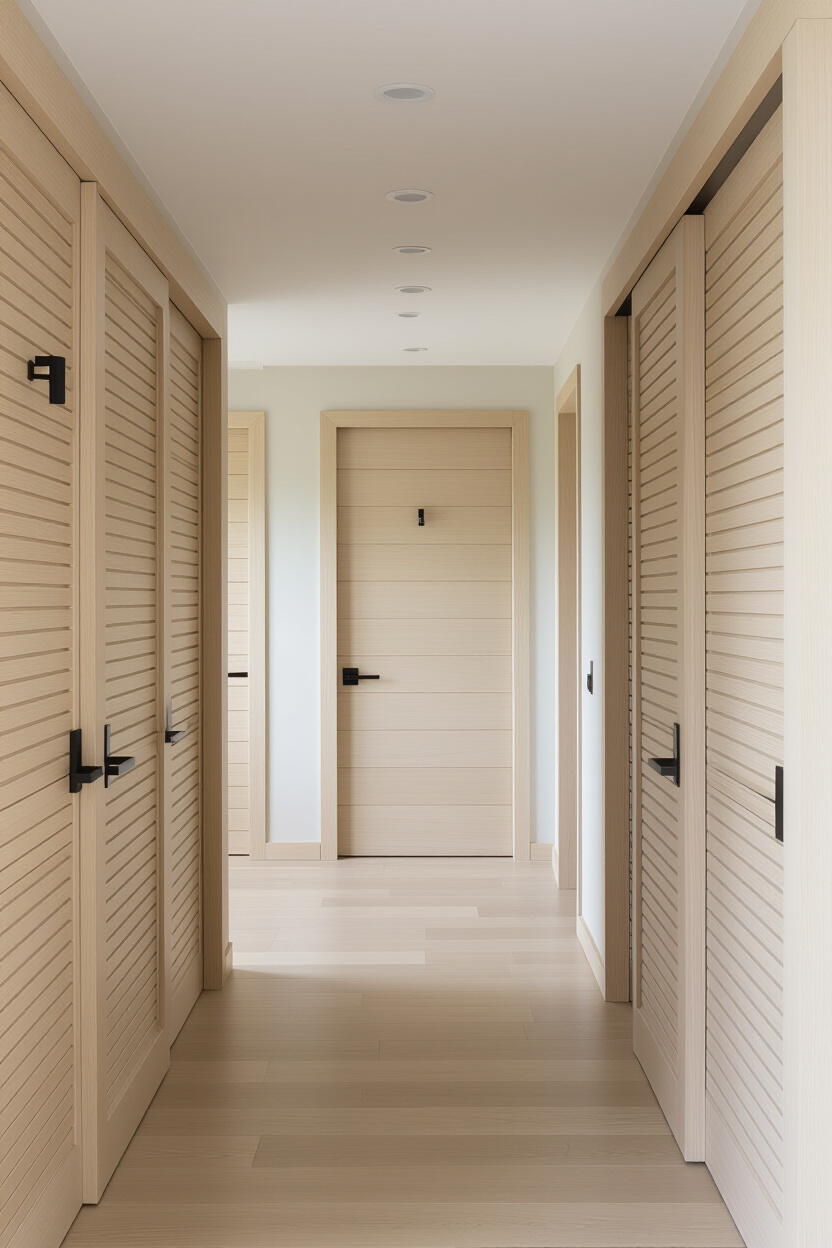 Japandi Interior Doors and Architectural Details