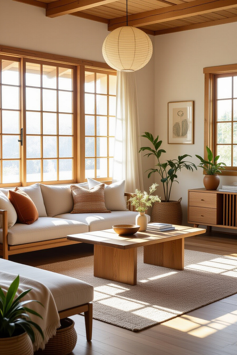 Japanese Boho Interior Design for Zen Spaces