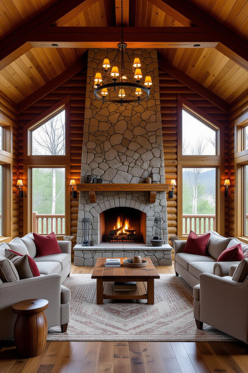 Log Home Living Room Ideas: Creating a Cozy and Inviting Space