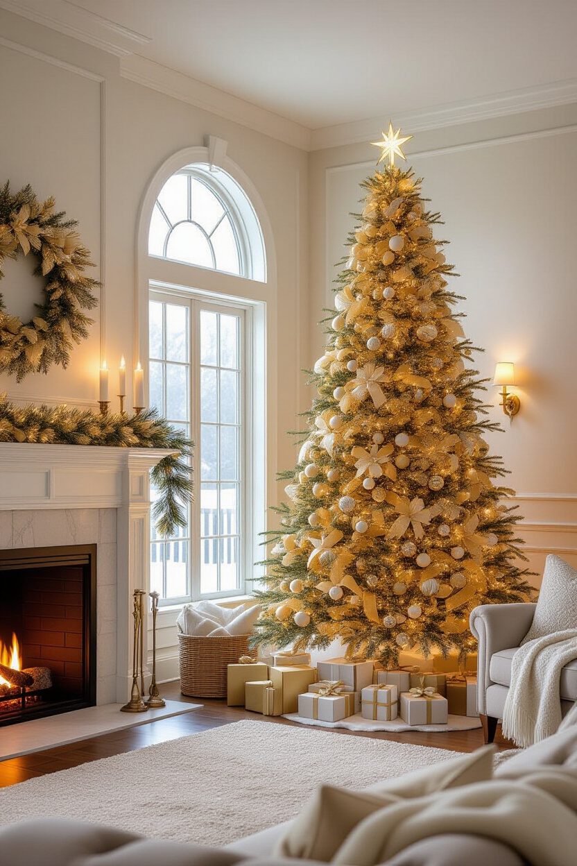Luxury Christmas Decor Living Room Holiday Inspiration