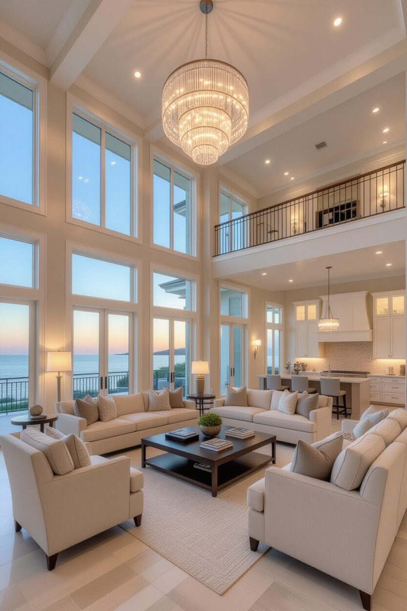Luxury Coastal Interiors: High-End Beach House Aesthetic