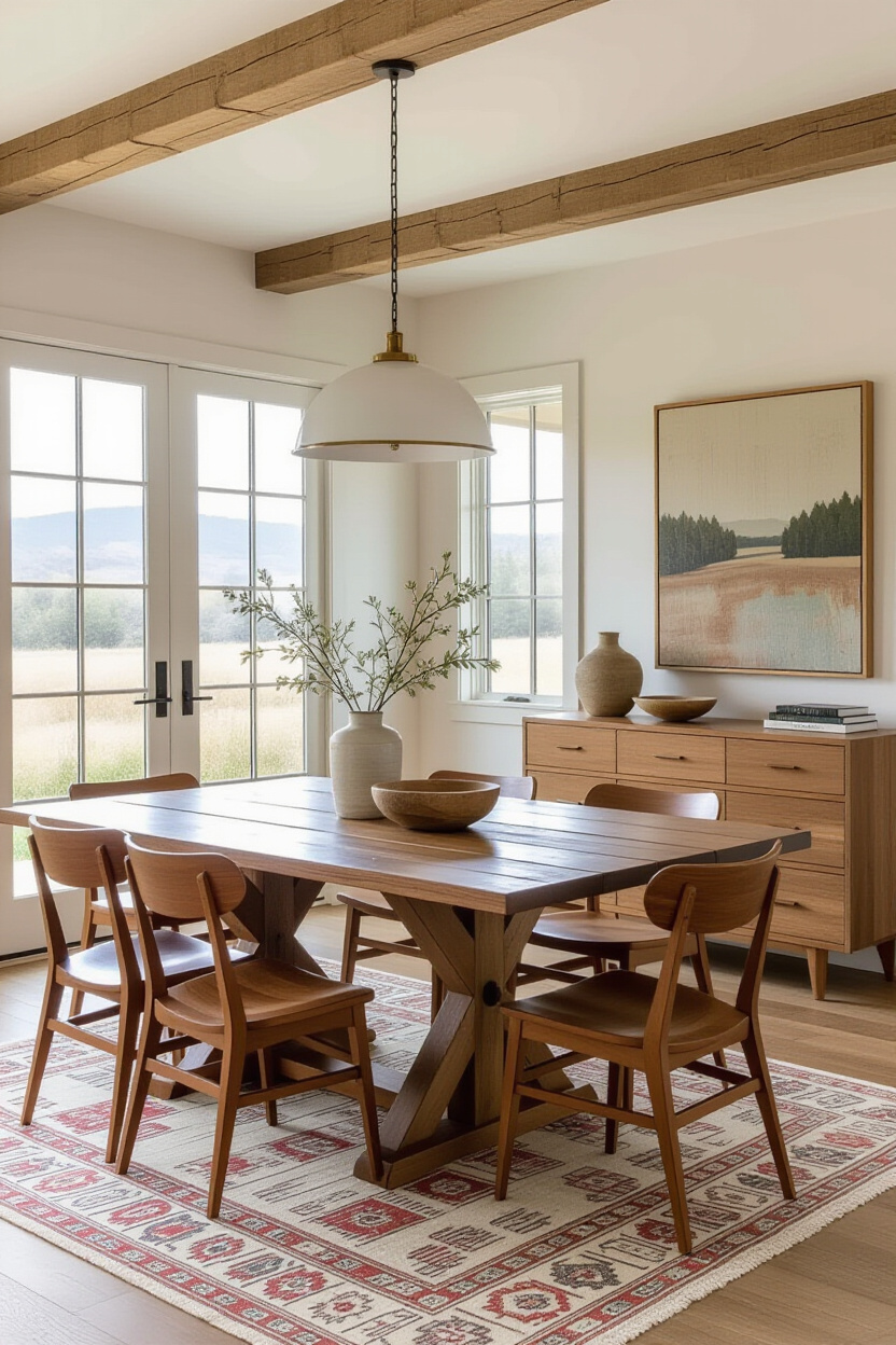 Mid Century Farmhouse Style: A Rustic Blend