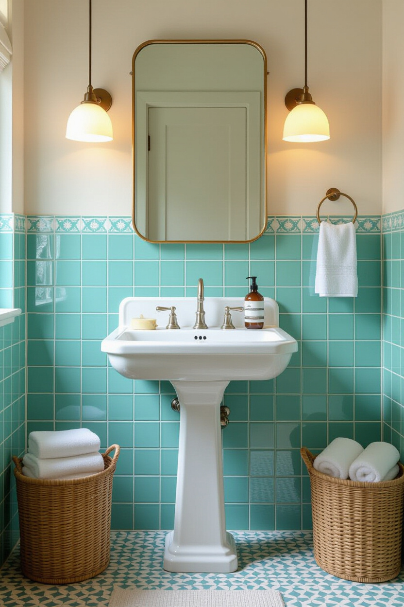 Mid Century Modern Bathroom Design and Decor