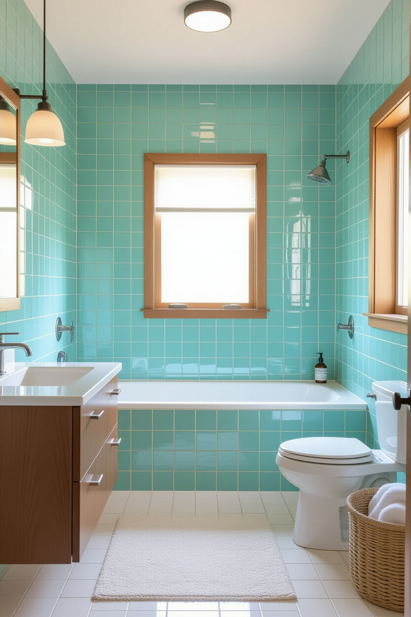 Mid Century Modern Bathroom Tile Options