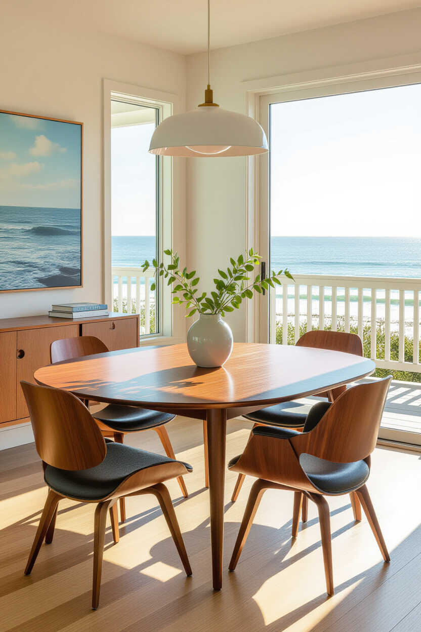 Mid Century Modern Beach House Decor for a Retro Coastal Look