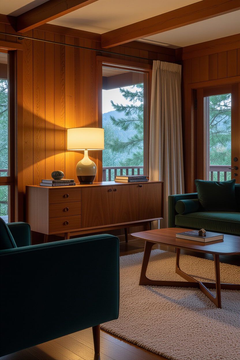 Mid Century Modern Luxury Living Room Inspiration