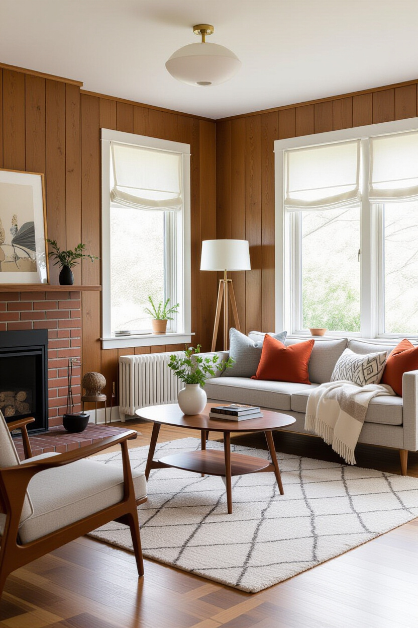 Mid Century Scandinavian Living Rooms: A Harmonious Blend
