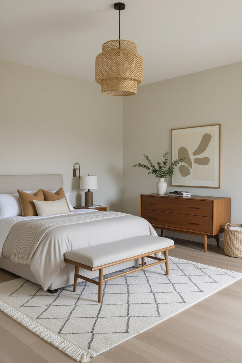 Minimal Eclectic Decor for a Sophisticated Space