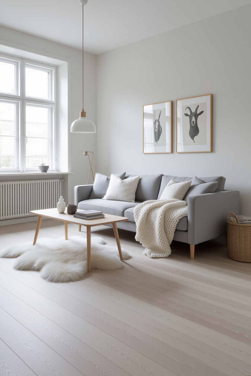 Minimal Scandinavian Interior: Clean Lines and Warm Textures