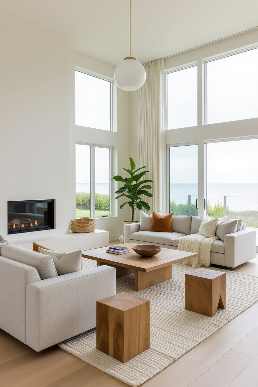 Modern Coastal Interiors: Sleek Design for Contemporary Living